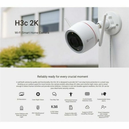 Fotocamera IP Ezviz H3C 2K