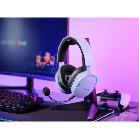 Auricolari con Microfono Gaming Trust 25305 Nero Multicolore Porpora