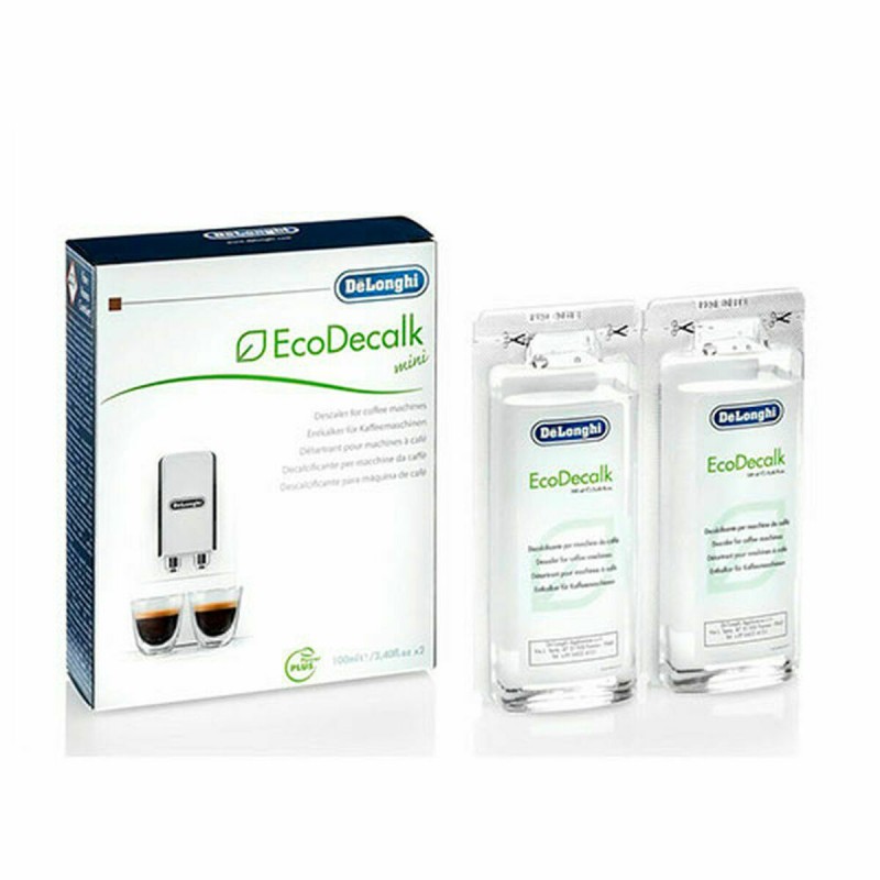 Ricambio DeLonghi EcoDecalk 2x100ml 100 ml 2 x 100 ml Elimina calcare per Caffettiere Ricambio DeLonghi EcoDecalk 2x100ml 100 ml 2 x 100 ml Elimina calcare per Caffettiere