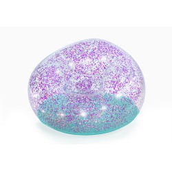 Bestway Gigante Sedia Gonfiabile Glitterata 114x112x66 cm +6 Anni Interno e Giardino 75115
