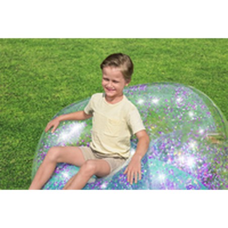 Bestway Gigante Sedia Gonfiabile Glitterata 114x112x66 cm +6 Anni Interno e Giardino 75115
