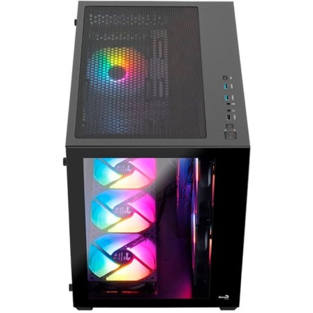 Case computer desktop ATX Aerocool AEROPGSDRYFTMINI-BK Nero Multicolore
