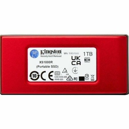 Hard Disk Esterno Kingston SXS1000R/1000G Rosso 1 TB SSD