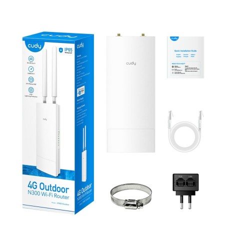 Router Cudy LT400 OUTDOOR_EU Bianco RJ45 RJ45 x 1 Wi-Fi 4