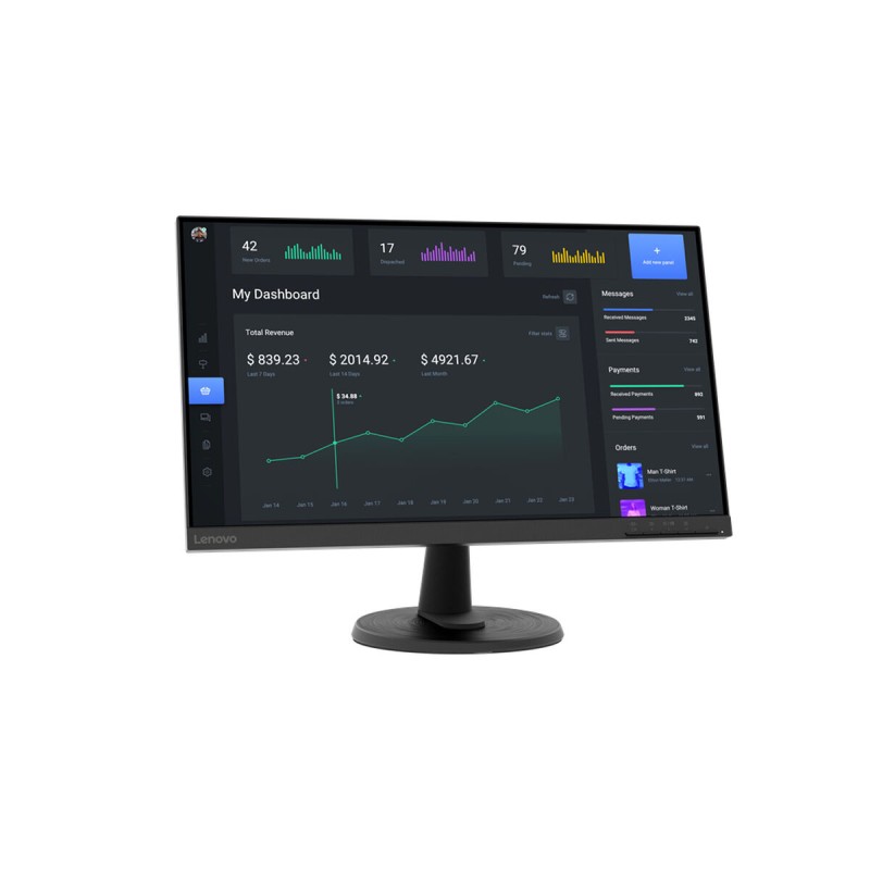 Monitor Lenovo D24-40 Full HD Full HD 23,8" 75 Hz Monitor Lenovo D24-40 Full HD Full HD 23,8" 75 Hz