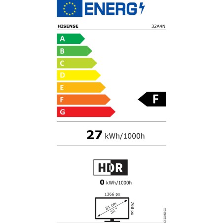 Smart TV Hisense 32A4N HD 32" LED Direct-LED
