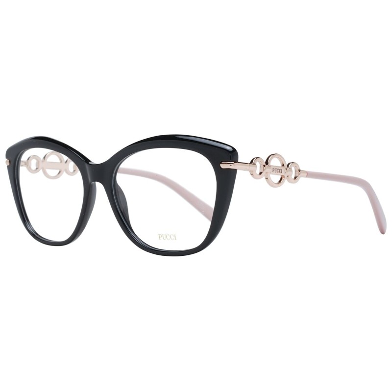 Montatura per Occhiali Donna Emilio Pucci EP5163 55001 Montatura per Occhiali Donna Emilio Pucci EP5163 55001