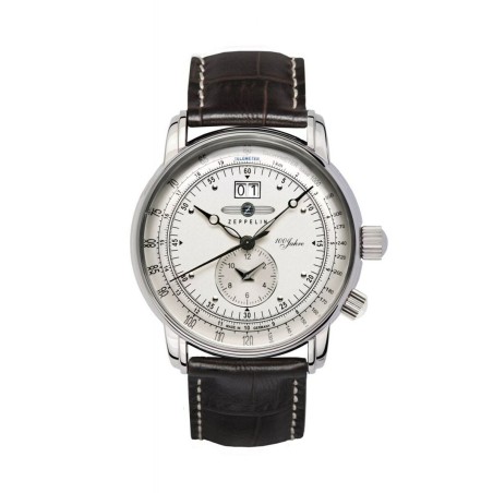 Orologio Uomo Zeppelin Zegarek Zeppelin 7640-1 męski Argentato