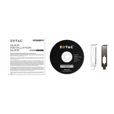 Scheda Grafica Zotac GeForce GT 710 NVIDIA GeForce GT 710 GDDR3 2 GB