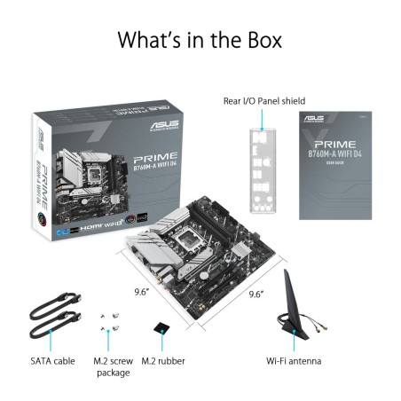 Scheda Madre Asus PRIME B760M-A WIFI D4 LGA 1700 Intel B760