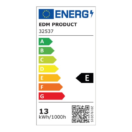 Applique LED EDM 32537 polipropilene E 15 W 13 W 1250 Lm 1850 lm Bianco (4000 K)