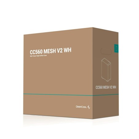 Case computer desktop ATX DEEPCOOL R-CC560-WHAMA4-G-2 Bianco Multicolore