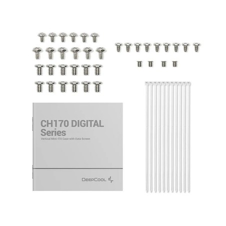 Case computer desktop ATX DEEPCOOL R-CH170-WHNPI0D-G-1 Bianco