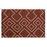 Fodera per cuscino DKD Home Decor 60 x 1 x 40 cm Terracotta Geometrico