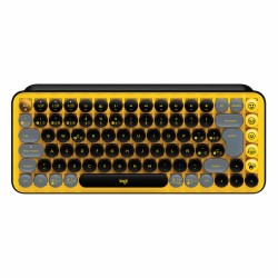 Tastiera Wireless Logitech EMOJI USB Nero