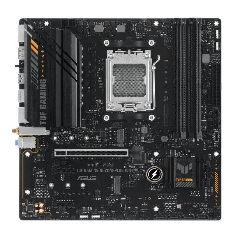 Scheda Madre Asus TUF GAMING A620M-PLUS WIFI AMD AMD AM5 Scheda Madre Asus TUF GAMING A620M-PLUS WIFI AMD AMD AM5
