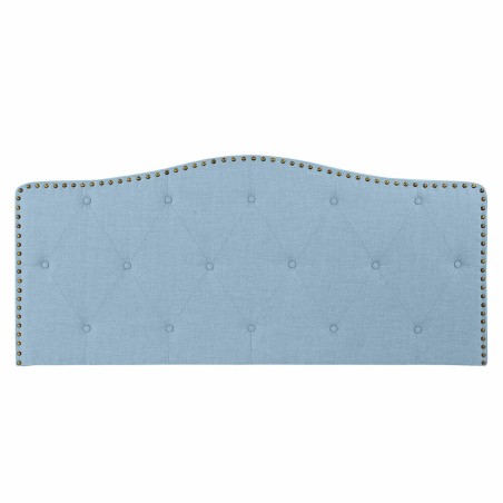 Testiera del Letto DKD Home Decor Azzurro Beige Celeste Legno d'albero della gomma 146 x 6 x 68 cm