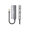 Hub USB-C Urban Factory MHC55UF Grigio