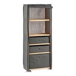 Scaffale Kipit MH10228H-2 Marrone Grigio Legno 28 x 113 x 42 cm