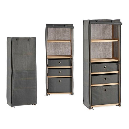 Scaffale Kipit MH10228H-2 Marrone Grigio Legno 28 x 113 x 42 cm