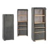 Scaffale Kipit MH10228H-2 Marrone Grigio Legno 28 x 113 x 42 cm