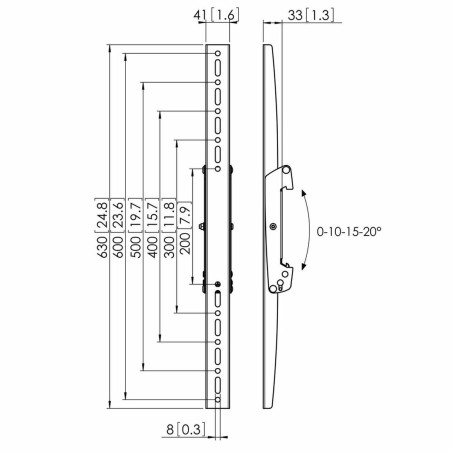Supporto TV Videowall Vogel's 7233060             