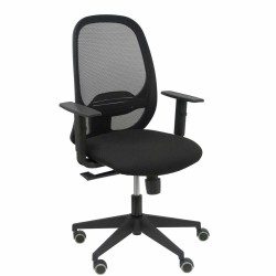 Sedia da Ufficio Piqueras y Crespo 0B10CRP Nero Con braccioli