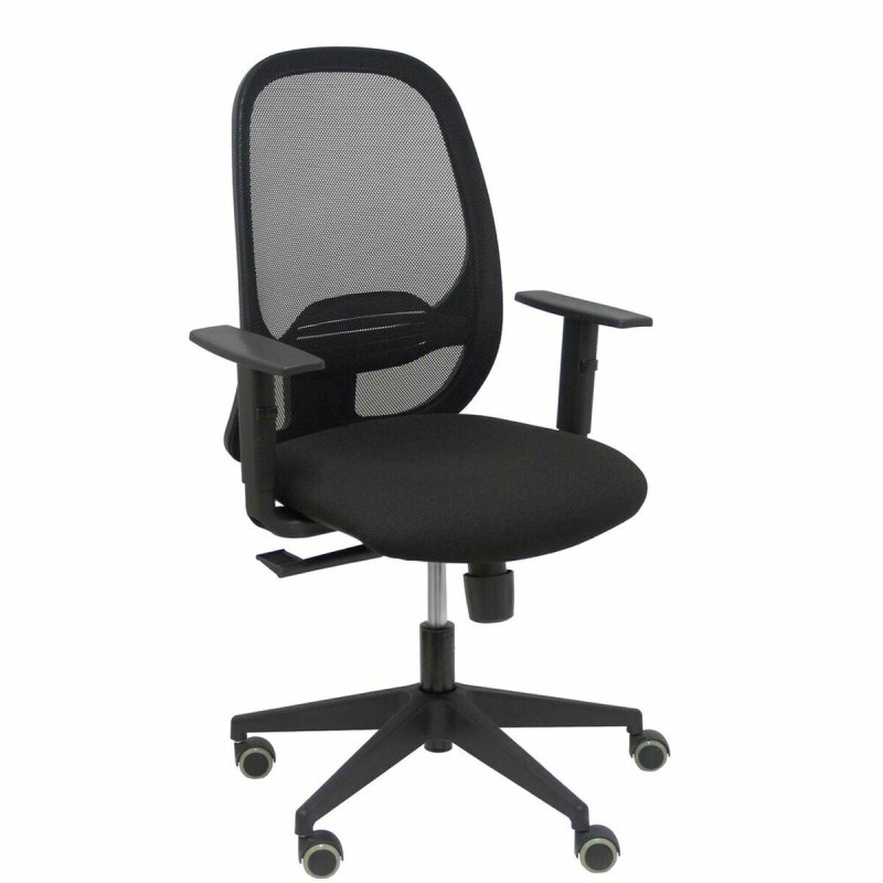 Sedia da Ufficio Piqueras y Crespo 0B10CRP Nero Con braccioli Sedia da Ufficio Piqueras y Crespo 0B10CRP Nero Con braccioli