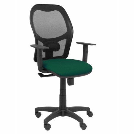 Sedia da Ufficio Piqueras y Crespo 6B10CRN Verde scuro Con braccioli