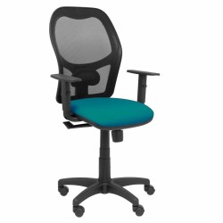 Sedia da Ufficio Piqueras y Crespo 9B10CRN Azzurro Verde Turchese Verde petrolio Con braccioli