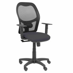 Sedia da Ufficio Piqueras y Crespo 0B10CRN Grigio scuro Con braccioli