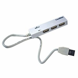 Hub USB CoolBox COO-H413 Bianco 3600 W