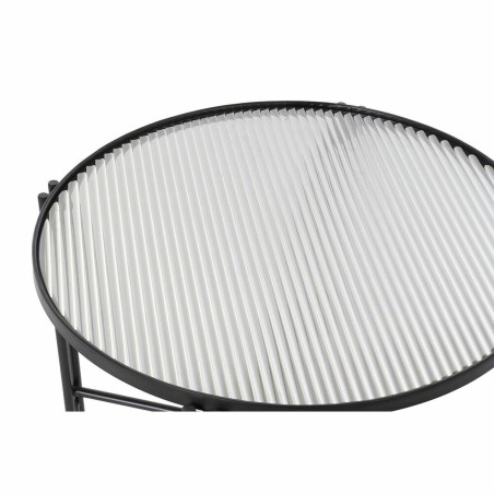 Tavolino da Caffè DKD Home Decor Metallo Cristallo 63 x 63 x 46 cm