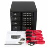 Rack Startech HSB4SATSASBA Portatile