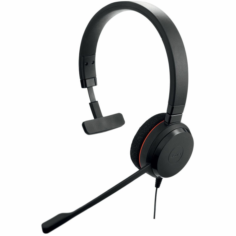 Auricolari con Microfono Jabra Evolve 20 UC Mono Nero Auricolari con Microfono Jabra Evolve 20 UC Mono Nero