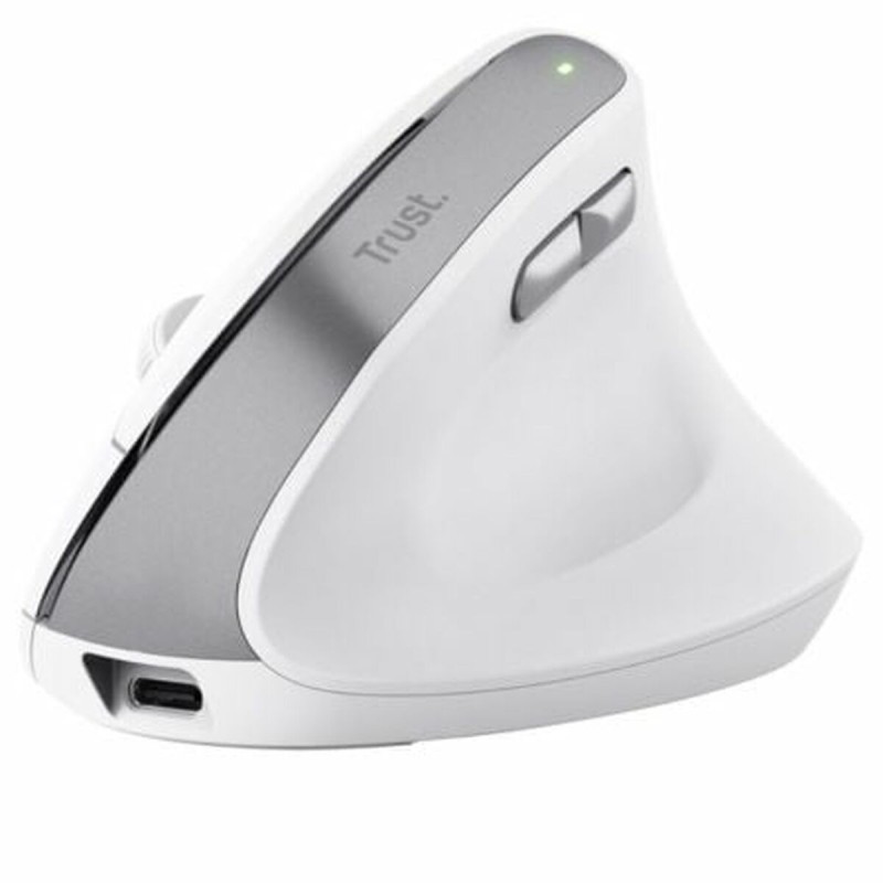 Mouse Ergonomico Ottico Trust 25398 Bianco 2400 dpi Mouse Ergonomico Ottico Trust 25398 Bianco 2400 dpi