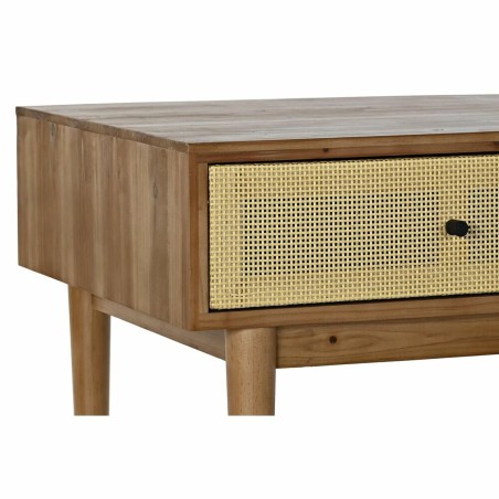 Tavolino da Caffè DKD Home Decor Abete Rattan (106 x 55 x 46 cm)