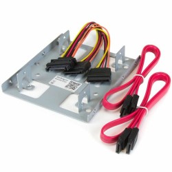 Adattatore Startech BRACKET25X2 Acciaio 2,5" SSD/HDD 2,5"