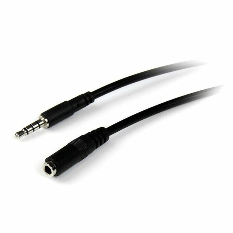 Cavo Prolunga Jack (3,5 mm) Startech MUHSMF1M Nero 1 m Cavo Prolunga Jack (3,5 mm) Startech MUHSMF1M Nero 1 m