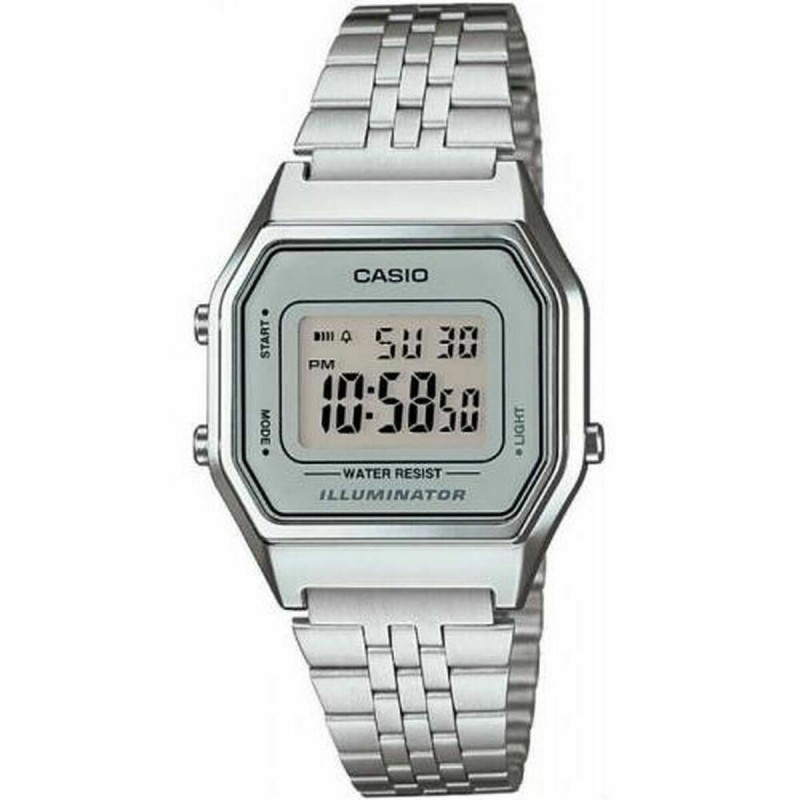 Orologio Unisex Casio LA680WEA-7EF Grigio Argentato (Ø 33 mm) Orologio Unisex Casio LA680WEA-7EF Grigio Argentato (Ø 33 mm)