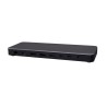 Hub USB V7 DOCKTB4PT Nero/Argentato Nero, Argento