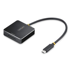 Lettore di Schede Esterno Startech 1B-USB-C-SDE-ADAPTER Nero