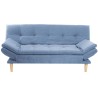 Divano DKD Home Decor Azzurro Blu cielo Naturale Legno Scandi 180 x 85 x 83 cm