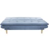 Divano DKD Home Decor Azzurro Blu cielo Naturale Legno Scandi 180 x 85 x 83 cm