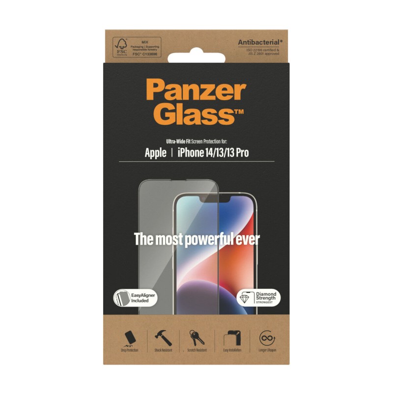 Protettore Schermo per Cellulare Panzer Glass 2783 Apple iPhone 13 Pro iPhone 13 iPhone 14
