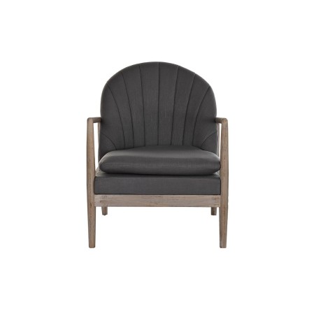 Poltrona DKD Home Decor Grigio scuro Abete Plastica 68 x 69 x 89 cm 67 x 70 x 89 cm