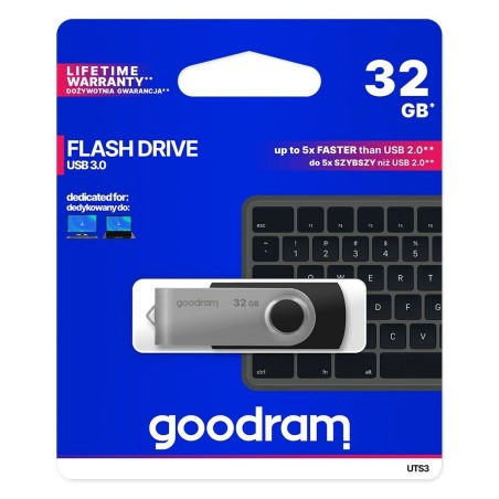 Memoria USB GoodRam UTS3-0320K0R11 USB 3.1 Nero 32 GB (1 Unità)