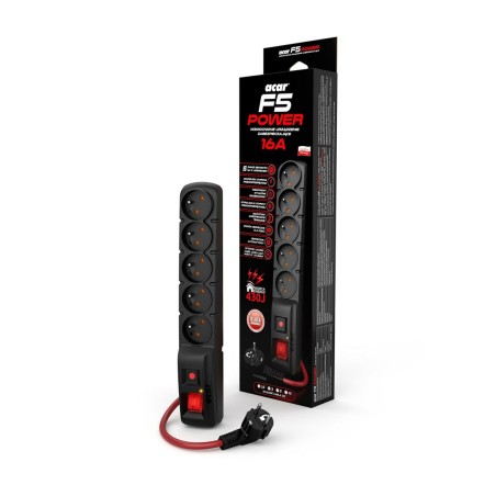 Multipresa 5 Prese con Interruttore Acar W2389 (1,5 m)
