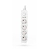 Multipresa con 4 Prese con Interruttore Kerg M02395 (1,5 m)