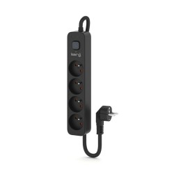 Multipresa con 4 Prese con Interruttore Kerg M02513 (1,5 m)